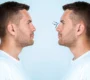 man getting ready nose job surgery 90x80